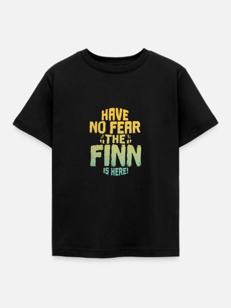 Finnländer - Kinder T-Shirt - Schwarz