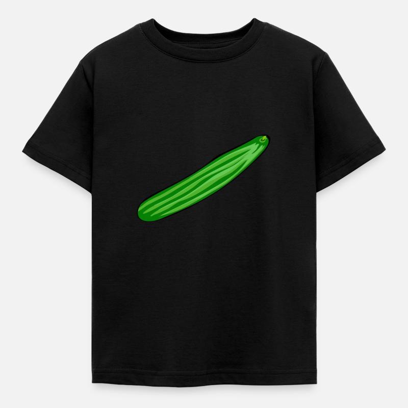 Concombre salade concombre concombres concombre de jardin kukumer - T-shirt Enfant - noir