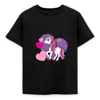 Enfants, vêtements de bébé animaux - T-shirt Enfant - noir - Devant - AI Model Kid Female (0cm)