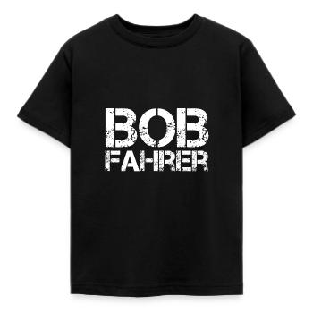 Bob driver black - Kids' T-Shirt - black - Front - AI Model Kid Female (0cm)