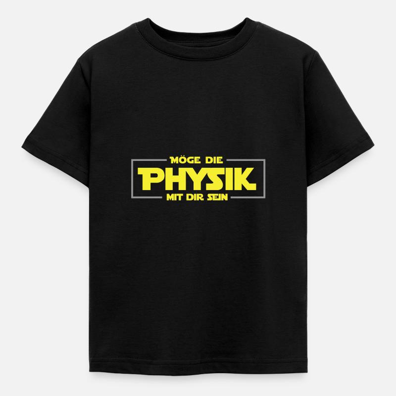 Physik - Kinder T-Shirt - Schwarz