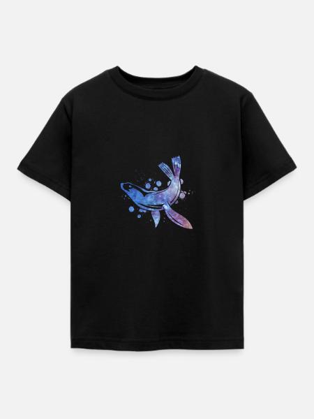 Robbe - Kinder T-Shirt - Schwarz