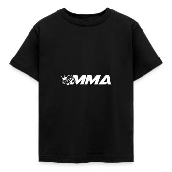 MMA - Kinder T-Shirt - Schwarz - Vorne - AI Model Kid Female (0cm)