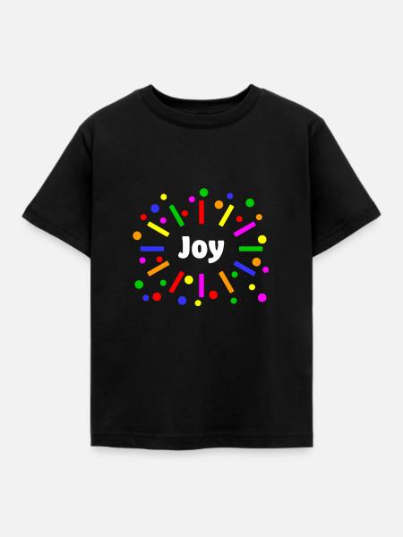 joy - Kinder T-Shirt - Schwarz