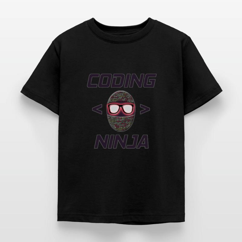 Programmierer, Coding Ninja, Geschenk Kinder T-Shirt