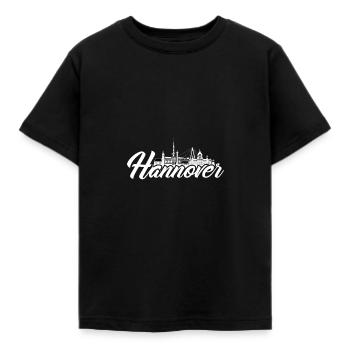 Hannover - Kinder T-Shirt - Schwarz - Vorne - AI Model Kid Female (0cm)