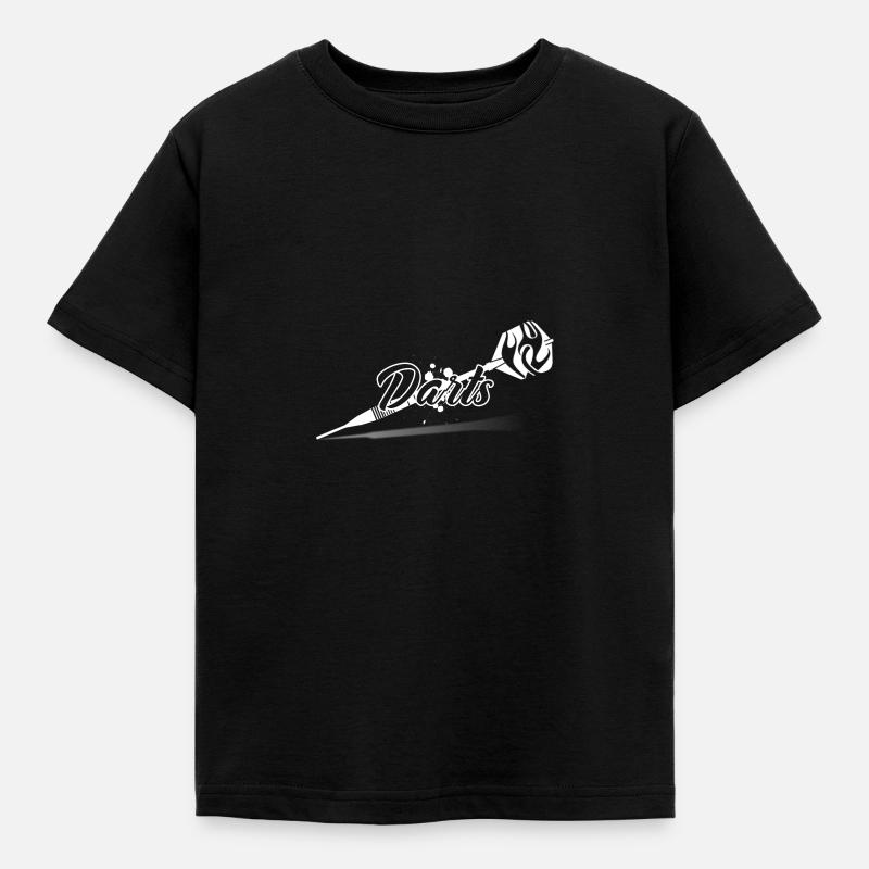 Darts - Kinder T-Shirt - Schwarz