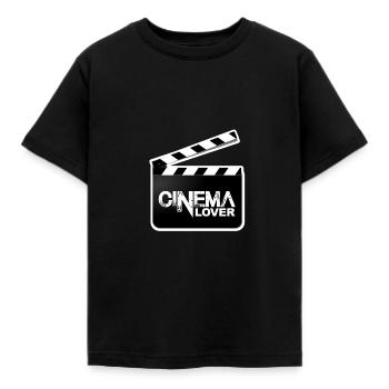 Cinema Lover - Kids' T-Shirt - black - Front - AI Model Kid Female (0cm)