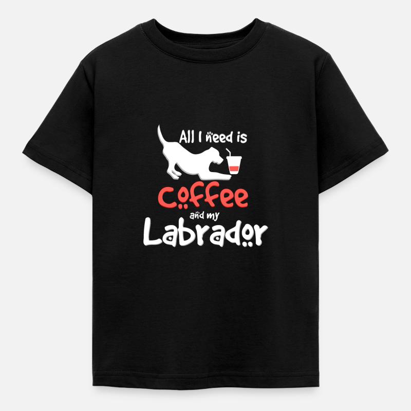 Labrador - Kinder T-Shirt - Schwarz