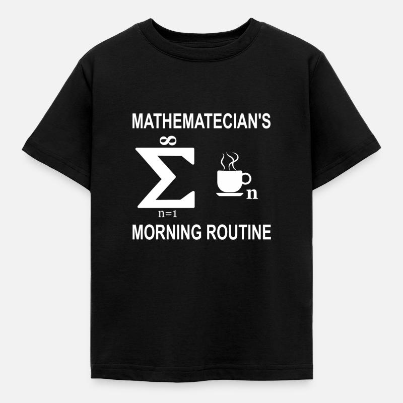 Mathématicien de routine - T-shirt Enfant - noir