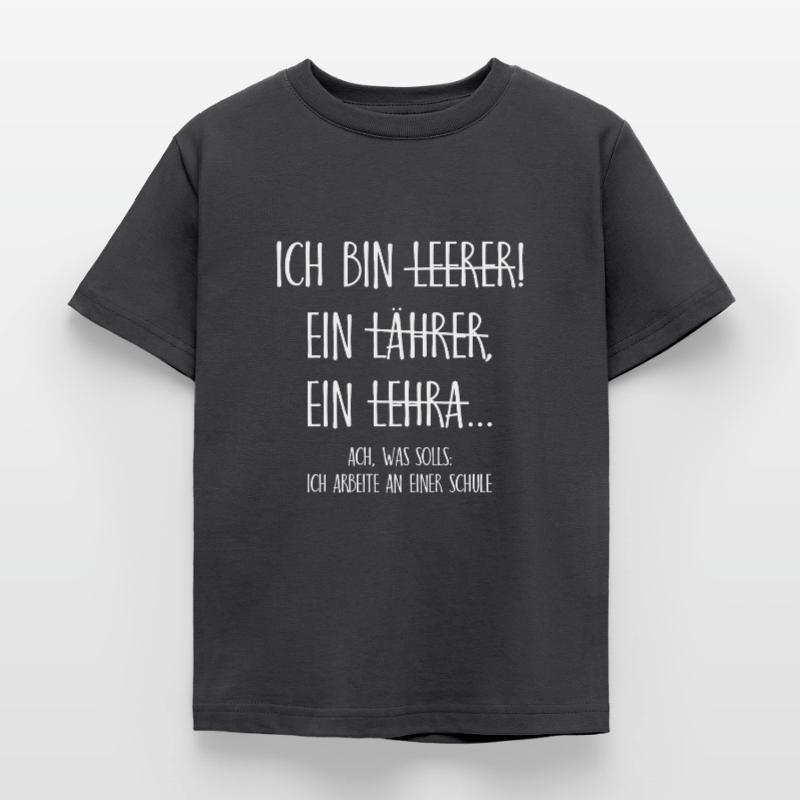 Ich bin ein Lehrer ich arbeite an einer Schule Kinder T-Shirt