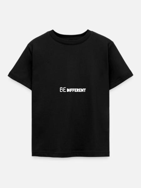 Be different - Kinder T-Shirt - Schwarz