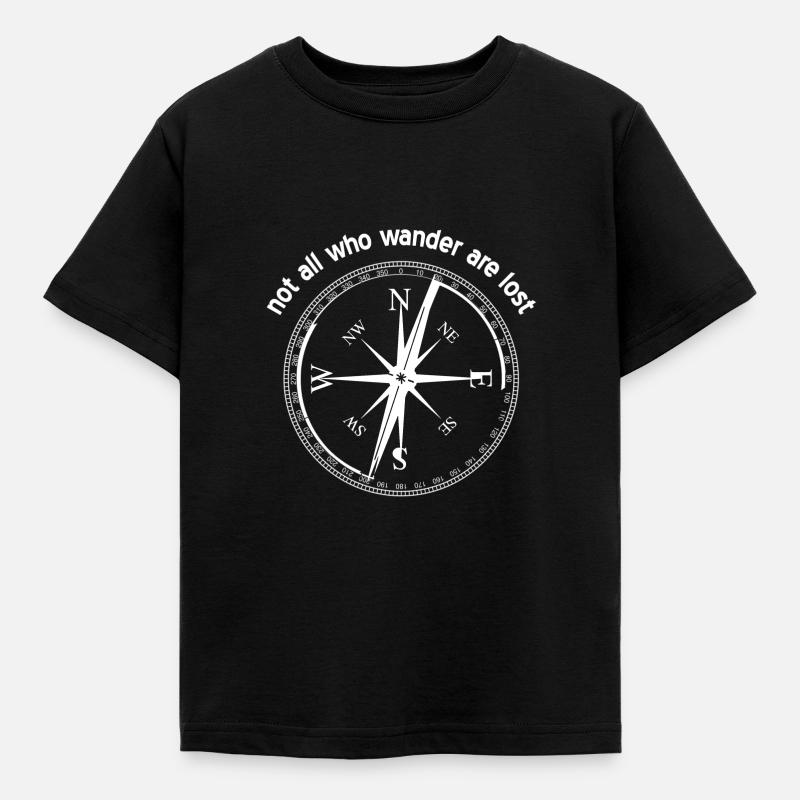 Compass - Kids' T-Shirt - black