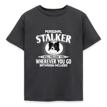 Border Collie - T-shirt Enfant - charbon - Devant - AI Model Kid Female (0cm)