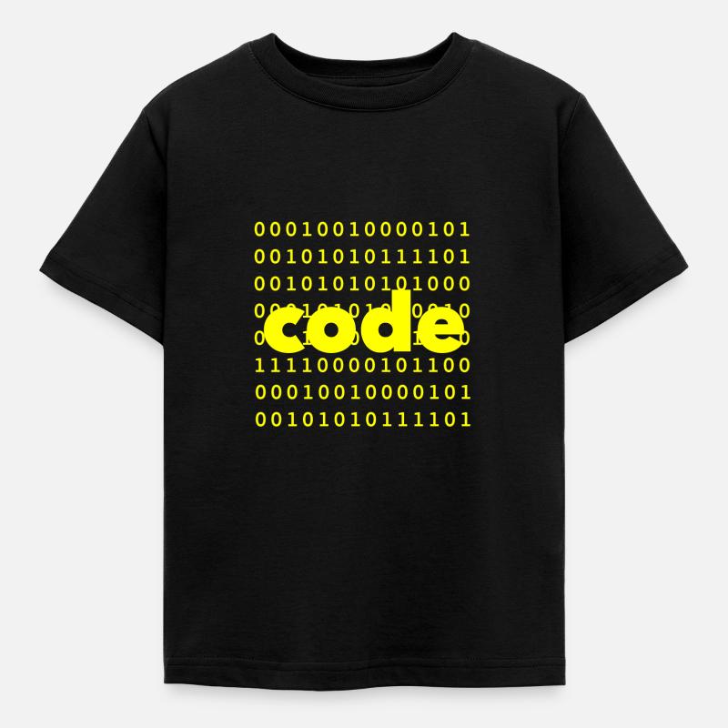 code - T-shirt Enfant - noir