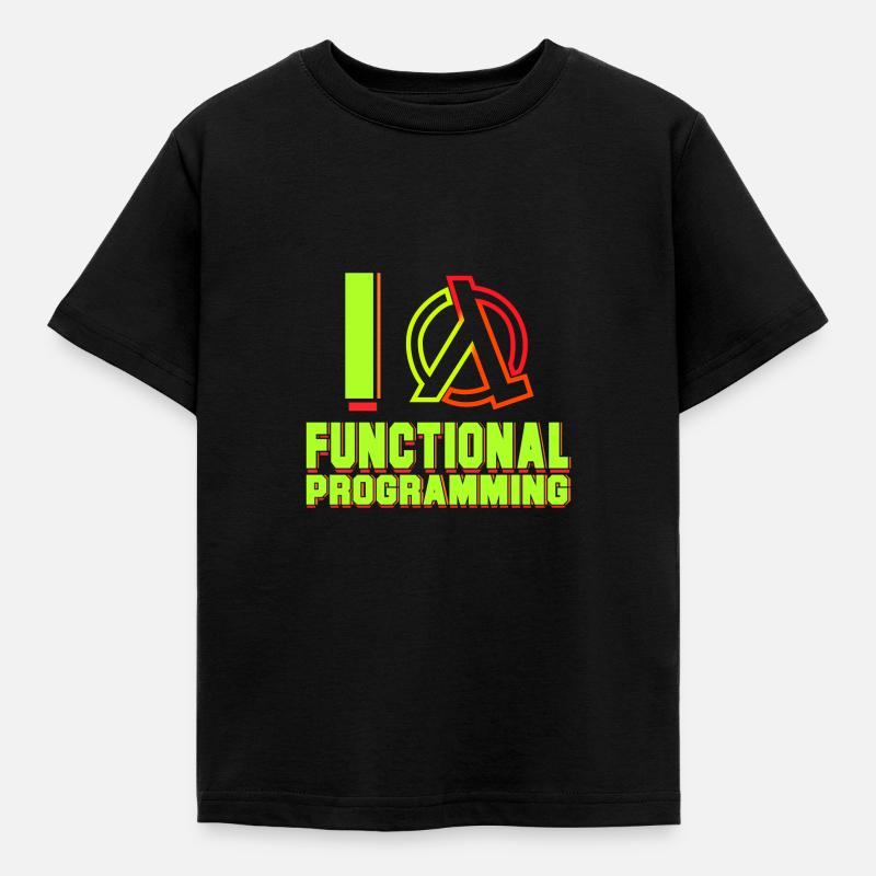 Programmierer Lambda - Kinder T-Shirt - Schwarz