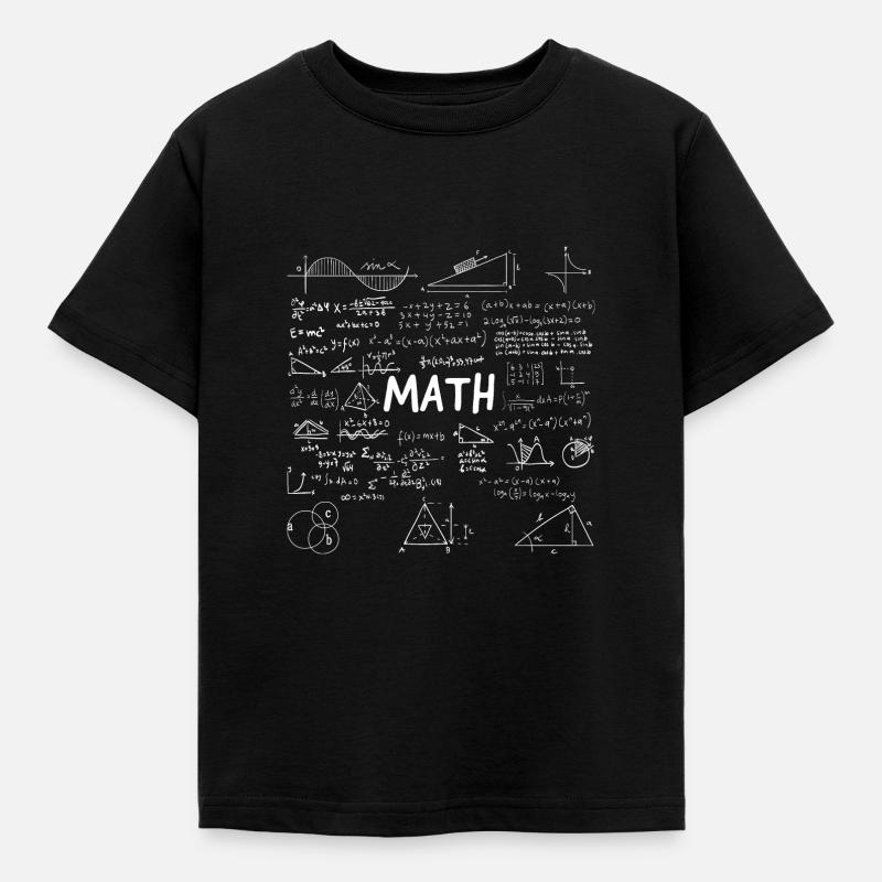 Mathe - Kinder T-Shirt - Schwarz
