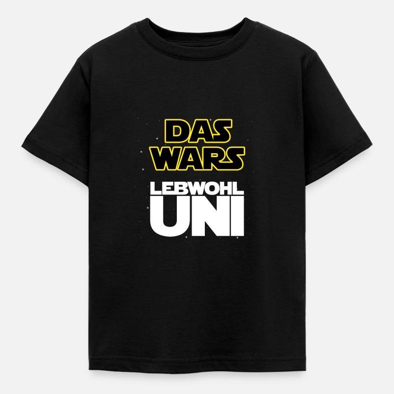 Das wars, Lebwohl Uni! - Kinder T-Shirt - Schwarz