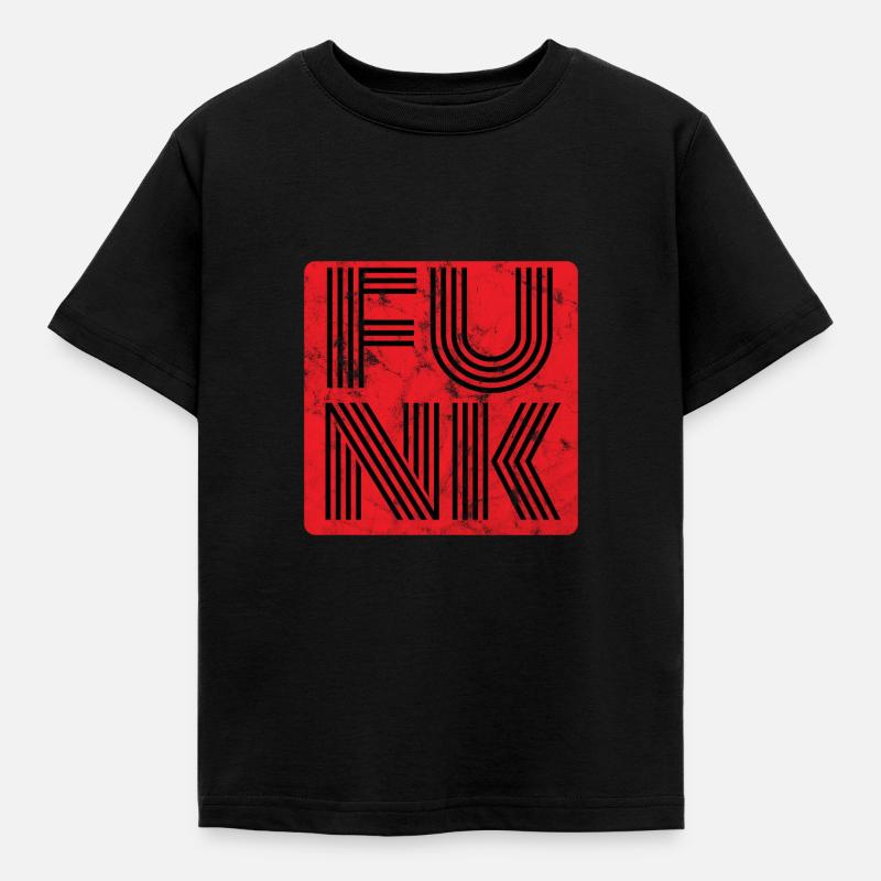 Funk Retro - Kids' T-Shirt - black