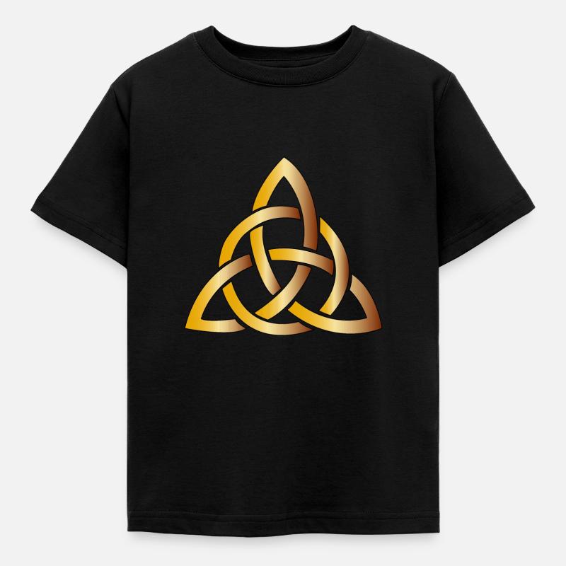 Trinity Knot - Kinder T-Shirt - Schwarz
