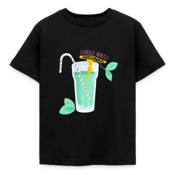 Diabolo Nantes - T-shirt Enfant - noir - Devant - AI Model Kid Female (0cm)