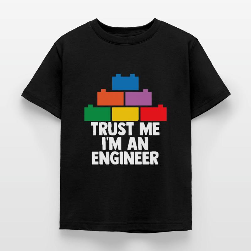 Brick Builder Brick Building Master Builder Kids' T-Shirt