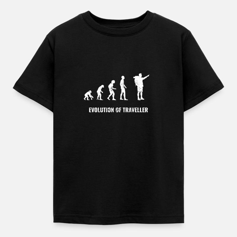 Évolution de Traveler Traveller - T-shirt Enfant - noir