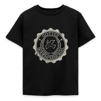 Prêtre personnel de Dieu Le prêtre Pasteur Pasteur Logo - T-shirt Enfant - noir - Devant - AI Model Kid Female (0cm)