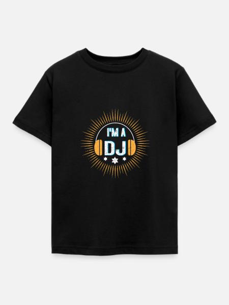 DJ - Soy un DJ - T-shirt barn - svart