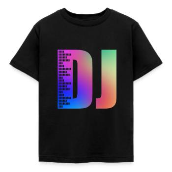 Discjockey Musik DJ Club Deejay - Kinder T-Shirt - Schwarz - Vorne - AI Model Kid Female (0cm)