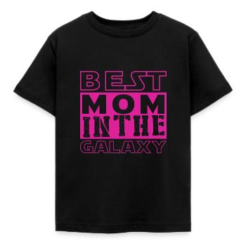 Best mom - Kinder T-Shirt - Schwarz - Vorne - AI Model Kid Female (0cm)