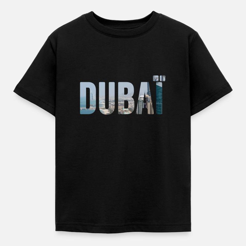 Dubai - Kinder T-Shirt - Schwarz