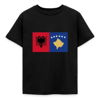 Albania Kosovo - T-shirt Enfant - noir - Devant - AI Model Kid Female (0cm)