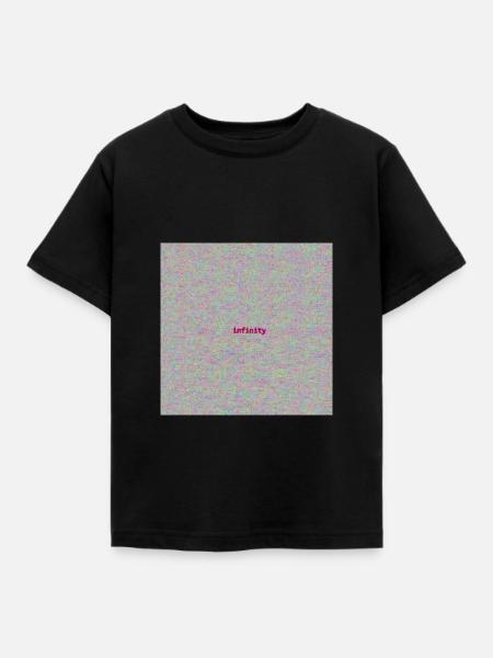 Infinity Hallyday - Kinder T-Shirt - Schwarz