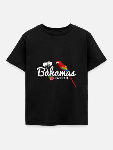 Nassau Bahamas - Kinder T-Shirt - Schwarz