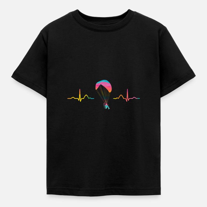 Parapente motorisé Paramoteur Paramoteur - T-shirt Enfant - noir