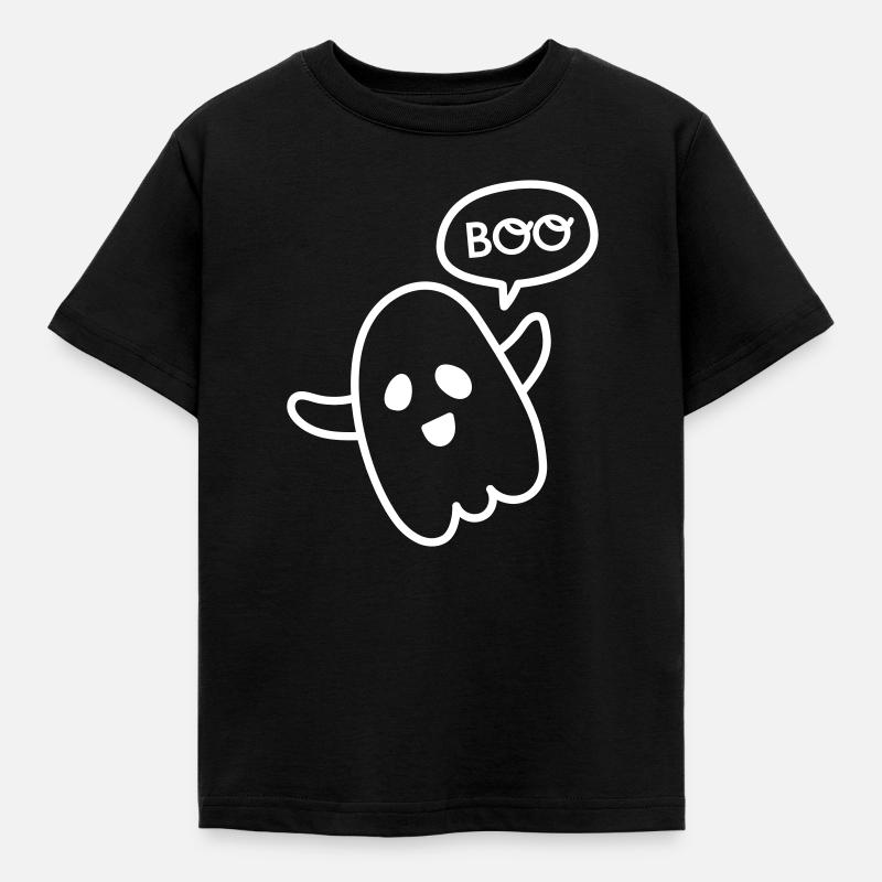 boo! It`s Halloween - Kinder T-Shirt - Schwarz