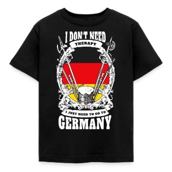 Germany flag home Heimatliebe gift - Kids' T-Shirt - black - Front - AI Model Kid Female (0cm)