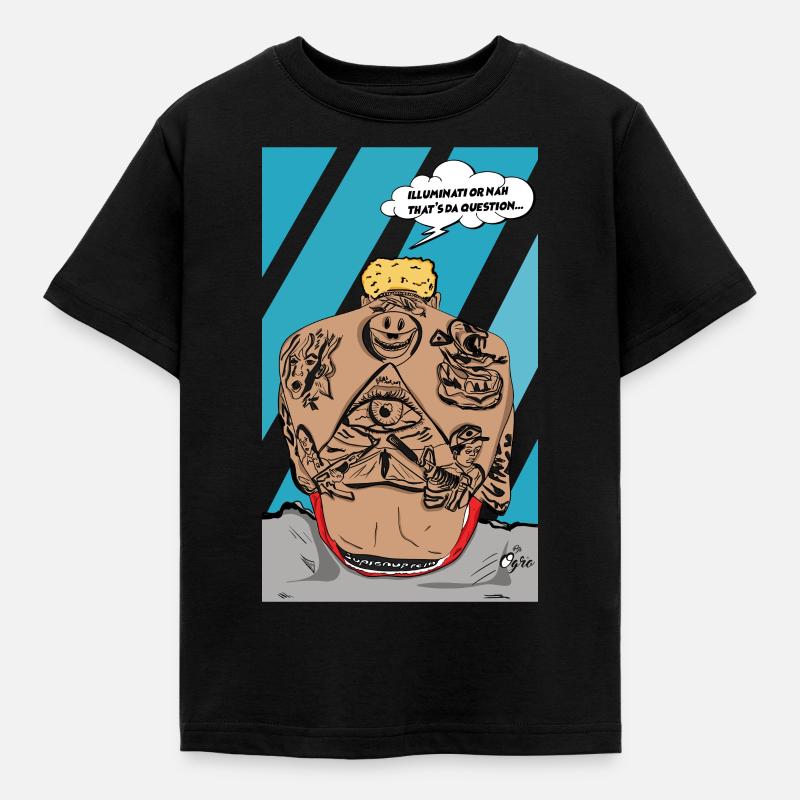 Illuminati oder nicht - Kinder T-Shirt - Schwarz