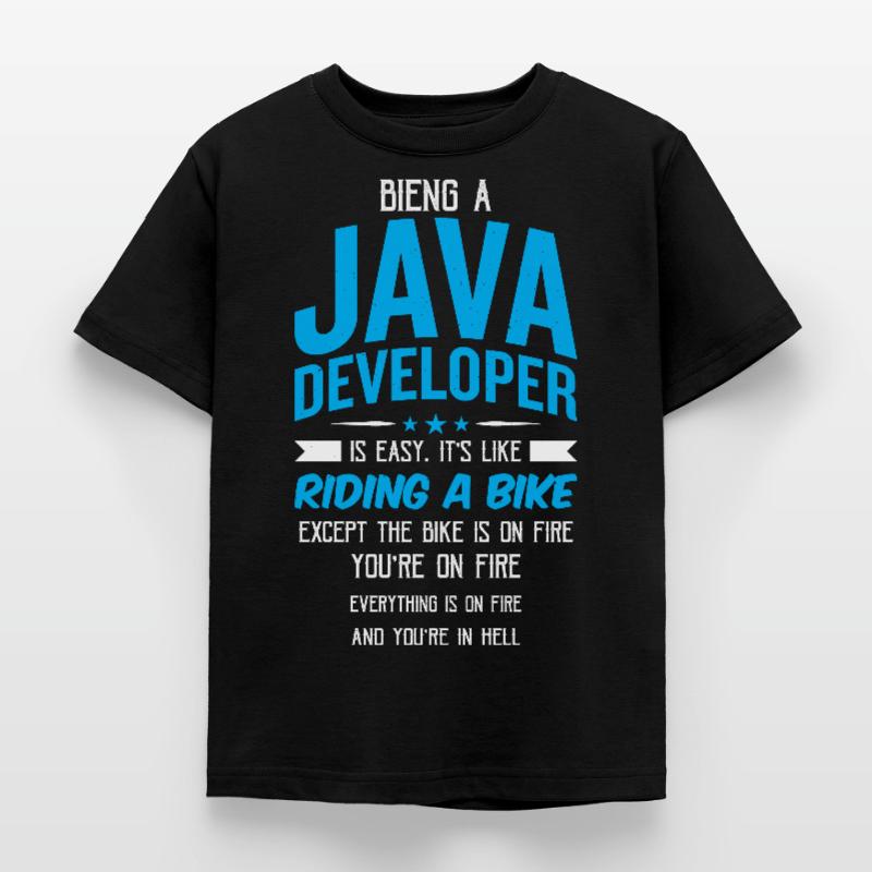 Java Developer T-shirt Enfant