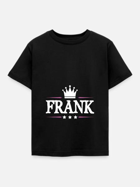 Frank - Kinder T-Shirt - Schwarz