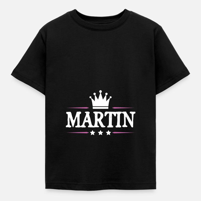 Martin - Børne-T-shirt - sort