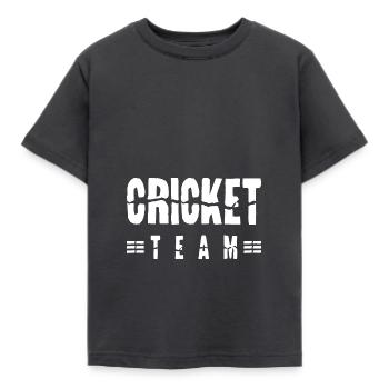 Équipe de cricket - T-shirt Enfant - charbon - Devant - AI Model Kid Female (0cm)