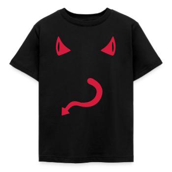Devil - Kids' T-Shirt - black - Front - AI Model Kid Female (0cm)