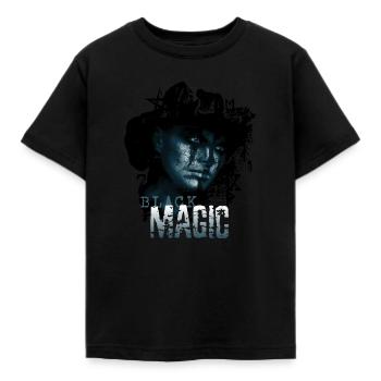 Schwarze Magie Hexe Ritual Kult Beschwörung Geist - Kinder T-Shirt - Schwarz - Vorne - AI Model Kid Female (0cm)