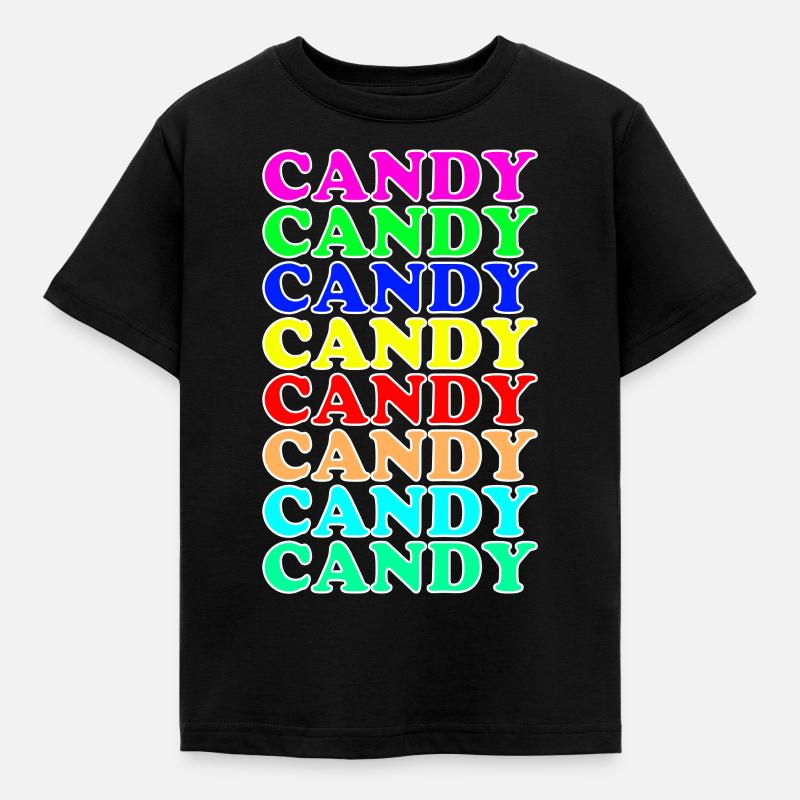 candy - Kinder T-Shirt - Schwarz