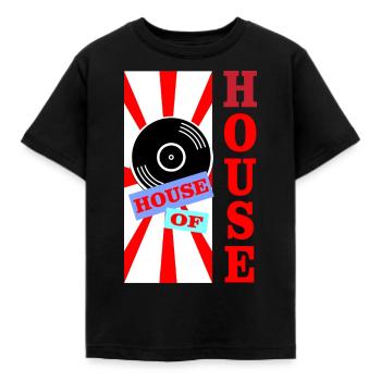 HOUSE OF HOUSE - T-shirt Enfant - noir - Devant - AI Model Kid Female (0cm)