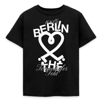Tempelhofer Feld Skate - Kinder T-Shirt - Schwarz - Vorne - AI Model Kid Female (0cm)