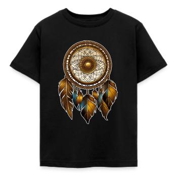 Spiritual Dream Catcher - Kids' T-Shirt - black - Front - AI Model Kid Female (0cm)