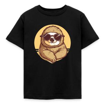 paresse, paresse, paresse, paresse, paresse - T-shirt Enfant - noir - Devant - AI Model Kid Female (0cm)
